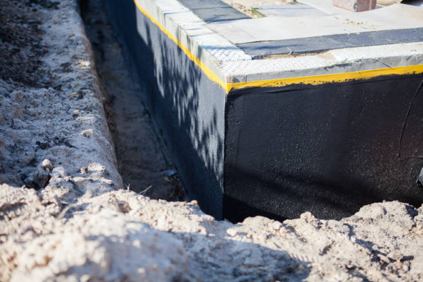 Residential Interior Drainage System installation at a Blissfield, MI home by SJ Waterproofing Pros